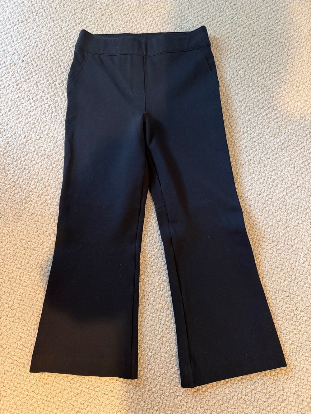 SPANX Black Ankle Flare Pants